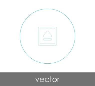 vektör çizim tasarımını çıkarma simgesini