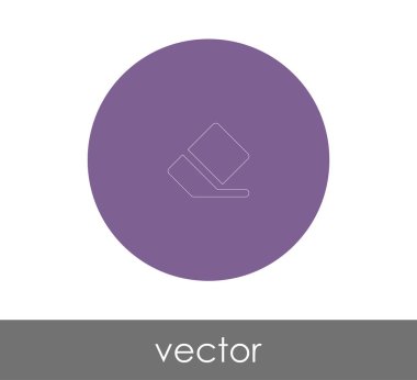 Silgi Kırtasiye Simge, vektör çizim