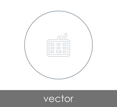 vektör çizim tasarım klavye simgesi