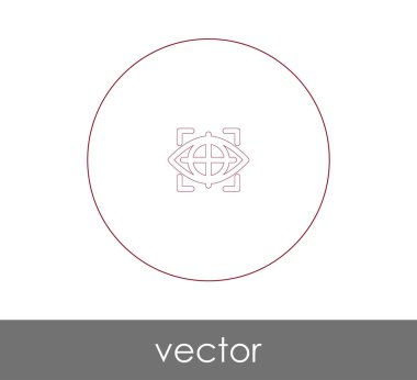 göz grafik simgesini, vektör çizim