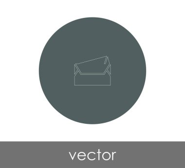 web tasarım ve uygulamalar için zarf simgesi