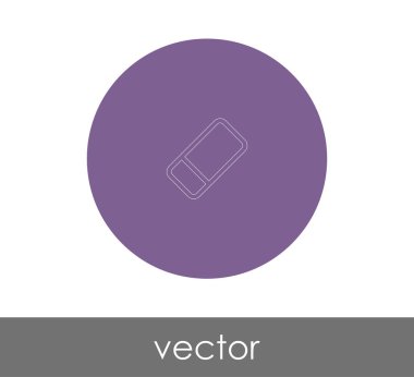 vektör çizim tasarım silgi simgesi