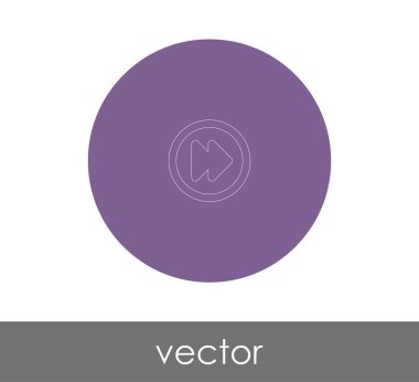 web tasarım ve uygulamaları, vektör çizim için hızlı ileri simgesi 