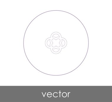 web tasarım ve uygulamalar için çiçek simgesi