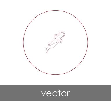 Damlalık tıbbi simge, vektör çizim