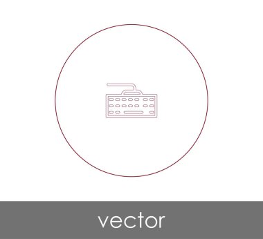 vektör çizim tasarım klavye simgesi