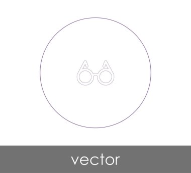 gözlük simgesi web tasarım ve uygulamalar için
