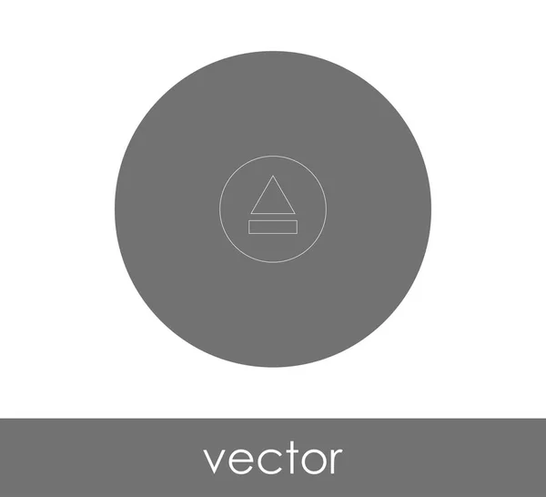 Vektor Illustration Design Des Auswurfsymbols — Stockvektor