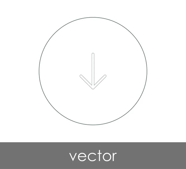 Descargar icono de flecha — Vector de stock