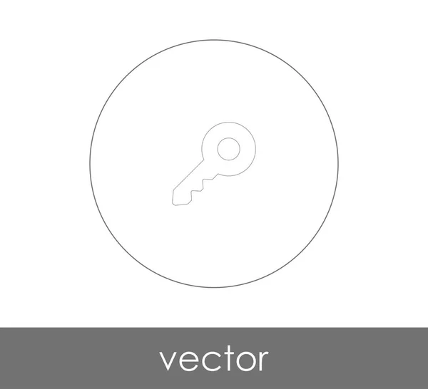 Icône Clé Illustration Vectorielle Logo — Image vectorielle