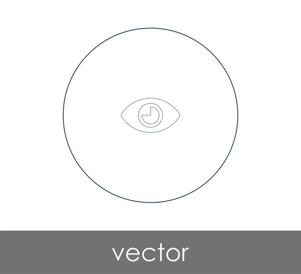 Eye Icon Vector Illustration Logo — Stock Vector