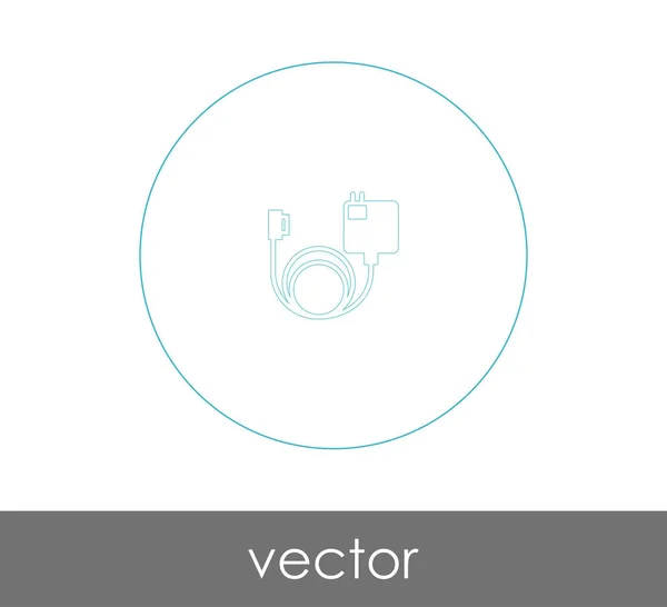 Vector Illustration Design Charger Icon — Stock Vector