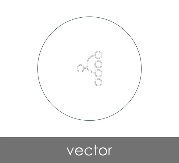 Vektor Illustration Design Des Hierarchie Symbols — Stockvektor