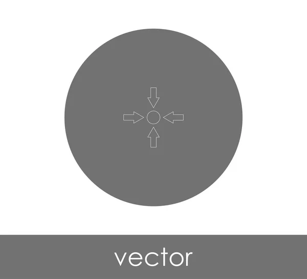 Векторная Иллюстрация Значка Стрелки — стоковый вектор