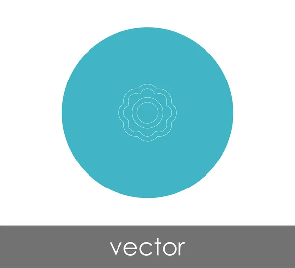 Цветочный Значок Веб Дизайна Приложений — стоковый вектор