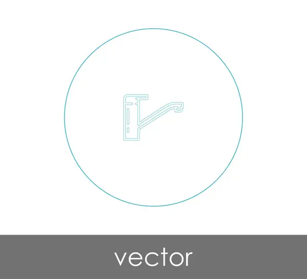 Diseño del icono del grifo — Vector de stock