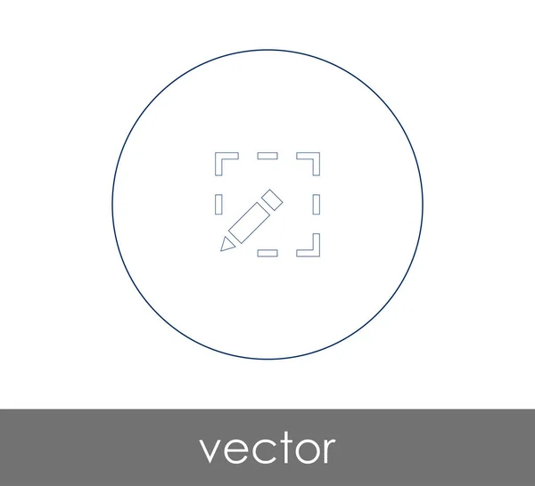 Editar icono de concepto — Vector de stock