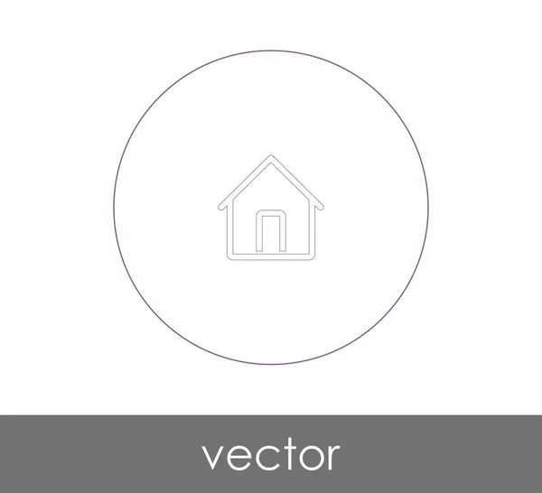 Ícone web Home —  Vetores de Stock