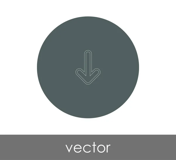 Descargar Icono Flecha Para Diseño Web Aplicaciones — Vector de stock