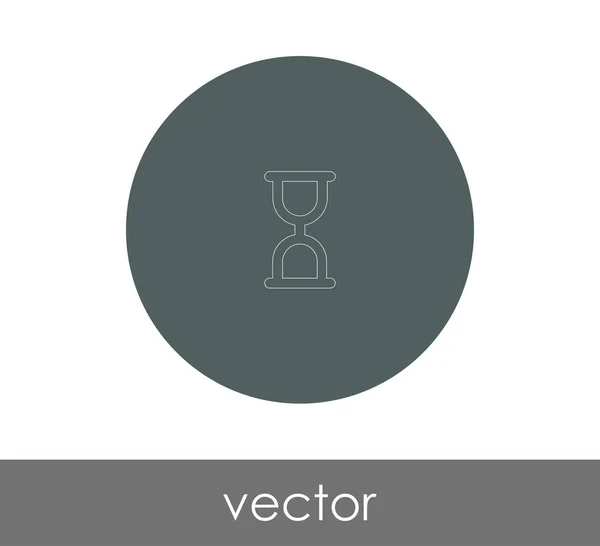 Sanduhr Web Icon Vektor Illustration — Stockvektor