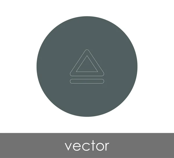 Vektor Illustration Design Des Auswurfsymbols — Stockvektor