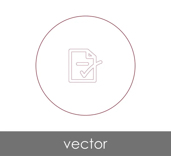 Web デザイン アプリケーション およびベクトル図のドキュメント アイコン — ストックベクタ