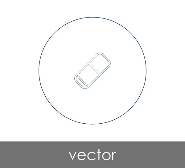Vector Illustratie Ontwerp Van Gum Pictogram — Stockvector