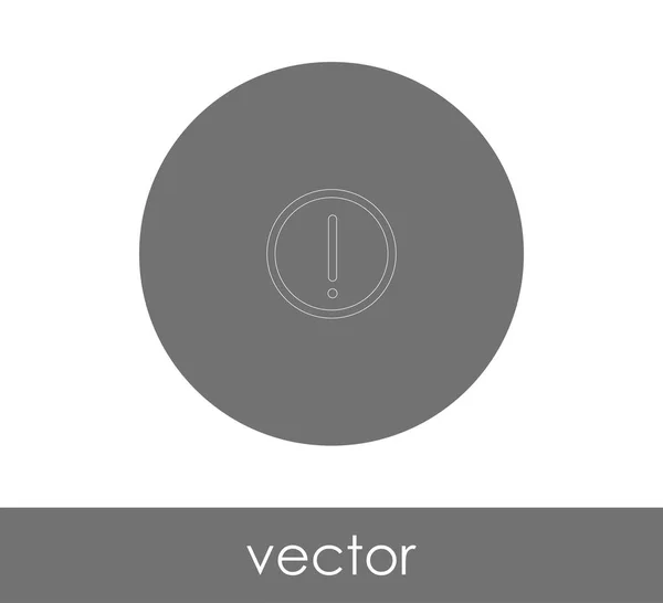 Восклицательный Знак Логотип Векторная Иллюстрация — стоковый вектор