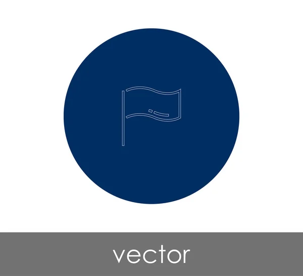 Vektor Illustration Design Des Flaggensymbols — Stockvektor