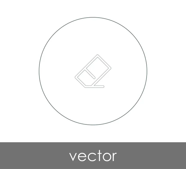 Radiergummi Symbol Vektor Illustration — Stockvektor