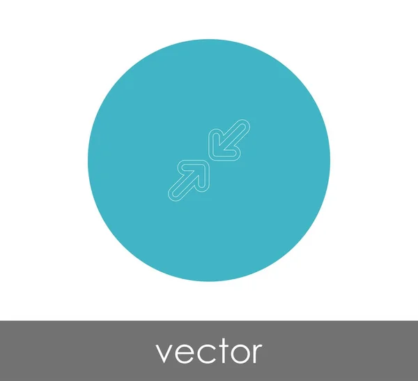 Se potrivesc pictograma săgeată — Vector de stoc
