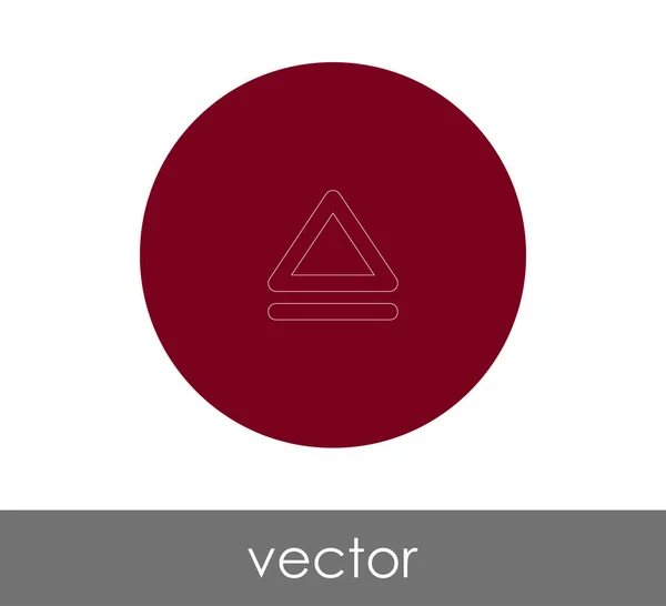 Vektor Illustration Design Des Auswurfsymbols — Stockvektor