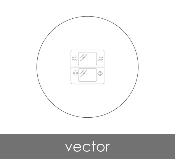 Icono Consola Videojuegos Para Diseño Web Aplicaciones — Vector de stock