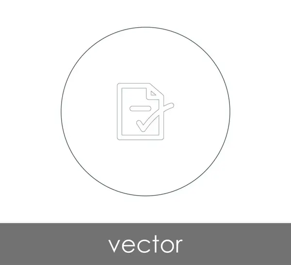 Icona Del Documento Web Design Applicazioni Illustrazione Vettoriale — Vettoriale Stock