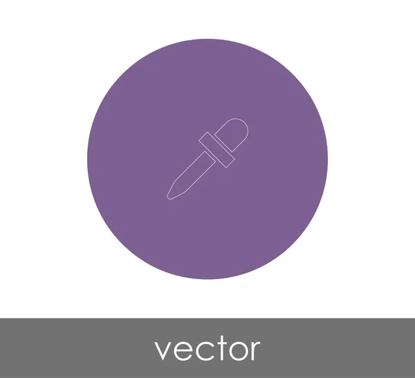 Dropper Medizinisches Symbol Vektorillustration — Stockvektor