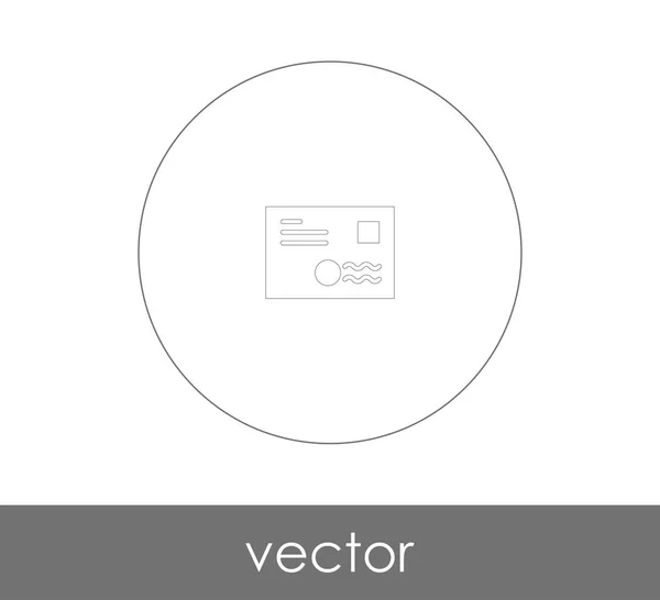 Icono Sobre Logotipo Ilustración Vectores — Vector de stock