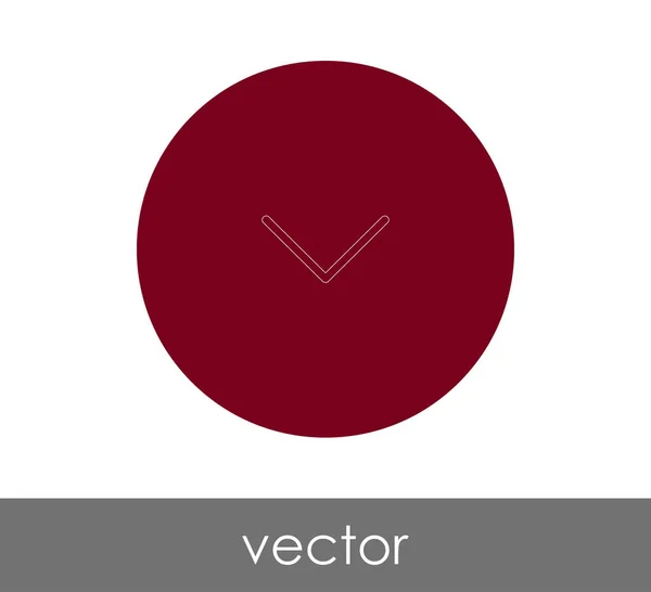 Descargar Icono Flecha Para Diseño Web Aplicaciones — Vector de stock