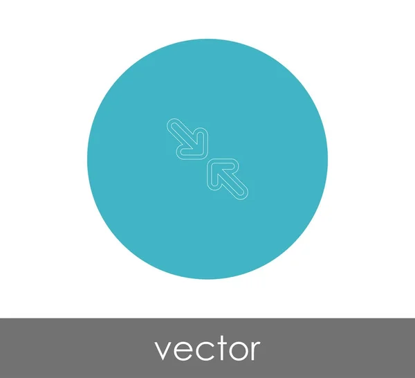 Иконка Стрелки Веб Дизайна Приложений — стоковый вектор
