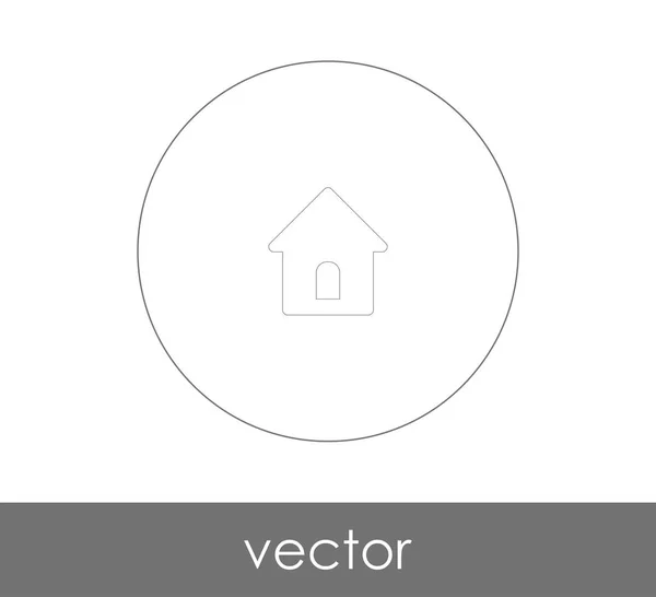 Home web icon — Stock Vector