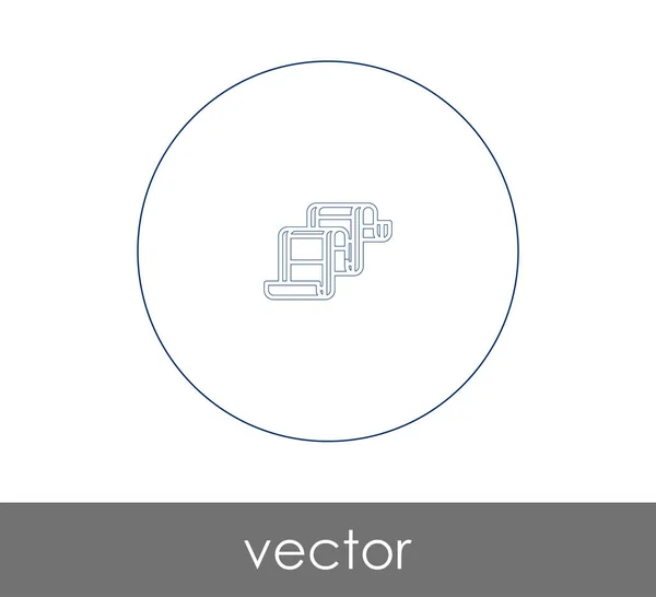 Vector Illustration Video Icon — Stock Vector