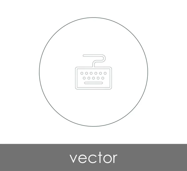 キーボード アイコンのベクター イラスト デザイン — ストックベクタ