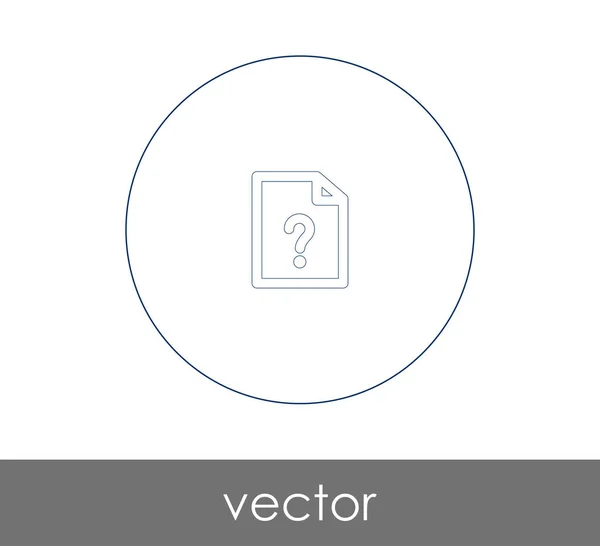 Иконка Документа Веб Дизайна Приложений Векторная Иллюстрация — стоковый вектор