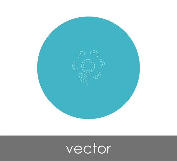 Ícone Flor Para Web Design Aplicações — Vetor de Stock
