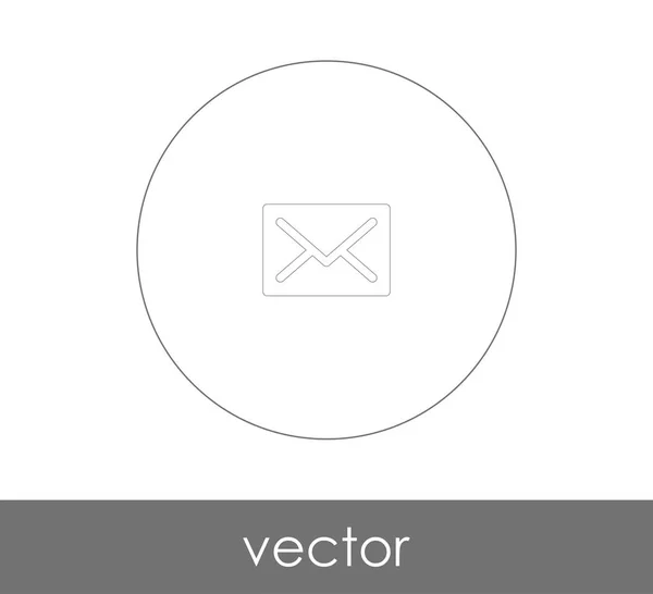 Ícone Envelope Para Web Design Aplicações —  Vetores de Stock