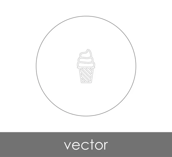 Glass Ikon Vektor Illustration — Stock vektor