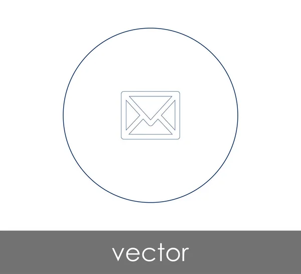 Vector Illustration Envelope Icon Sign — Stock Vector