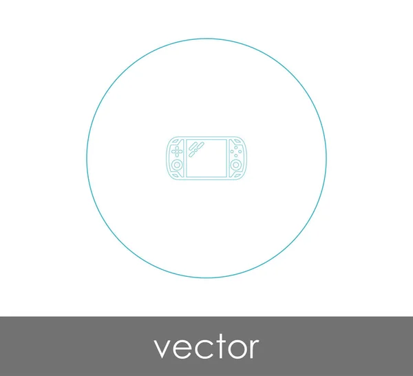 Ícone Console Vídeo Game Para Web Design Aplicativos — Vetor de Stock