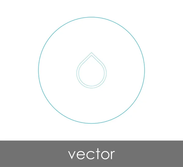 Vektoros Illusztráció Design Ikon Csepp — Stock Vector