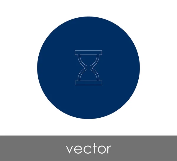 Sanduhr Web Icon Vektor Illustration — Stockvektor