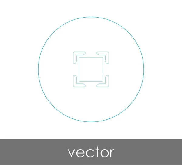 Icono de pantalla completa — Vector de stock